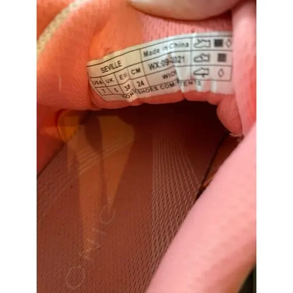 Vionic Seville Ivory Pink Slip On Fitness Running Shoe Sneakers - Picture 8 of 9